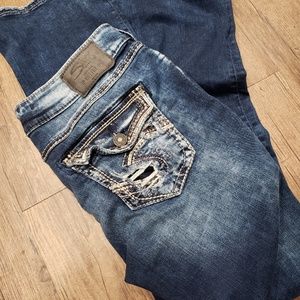 Silver elyse bootcut jeans